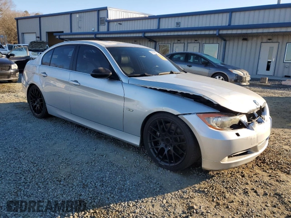 2008 BMW 3 Series 335i with VIN WBAVB73588VH23738, listed as a Copart auction lot 89168345 with 203,469 mi miles and Salvage title. Bid and sale history available at DreamBid. Image 4.