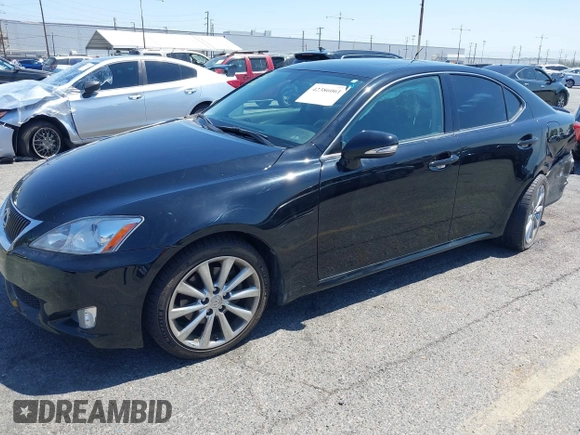 2010 Lexus IS 250 with VIN JTHBF5C27A5129048, listed as a IAAI auction lot 42386061 with 97,195 mi miles and . Bid and sale history available at DreamBid. Image 2.