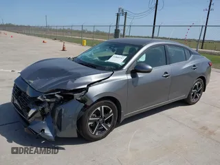 2024 Nissan Sentra SV with VIN 3N1AB8CV3RY348143, listed as a IAAI auction lot 41860747 with 2,270 mi miles and . Bid and sale history available at DreamBid. Image 2.
