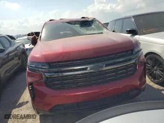 2022 Chevrolet Tahoe RST with VIN 1GNSKRKLXNR128058, listed as a Copart auction lot 76407744 with 0 mi miles and Salvage Title. Bid and sale history available at carsss.com. Image 5.