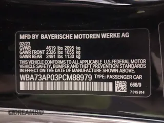 2023 BMW 4 Series 430i xDrive z VIN WBA73AP03PCM88979, wystawiony jako IAAI lot #41262300 z przebiegiem 17 891 mil mil oraz . Historia ofert i sprzedaży dostępna na DreamBid. Obrazek 9.