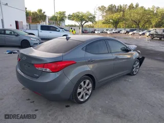 2012 Hyundai Elantra GLS with VIN 5NPDH4AE3CH132012, listed as a IAAI auction lot 41902708 with 123,032 mi miles. Bid and sale history available at carsss.com. Image 4.