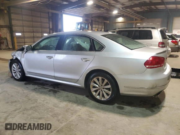 2013 Volkswagen Passat SEL Premium with VIN 1VWCH7A30DC128960, listed as a Copart auction lot 81139334 with 222,492 mi miles and Salvage Title. Bid and sale history available at carsss.com. Image 2.