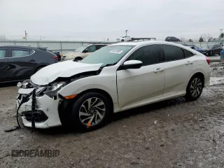 2016 Honda Civic Sedan EX with VIN 19XFC2F76GE086398, listed as a Copart auction lot 44047685 with 73,973 mi miles and Salvage Title. Bid and sale history available at carsss.com. Image 1.