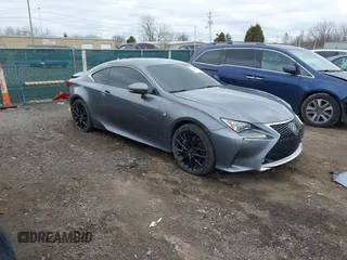 2016 Lexus RC 350 with VIN JTHSE5BC2G5006473, listed as a IAAI auction lot 41738134 with 119,332 mi miles. Bid and sale history available at carsss.com. Image 1.