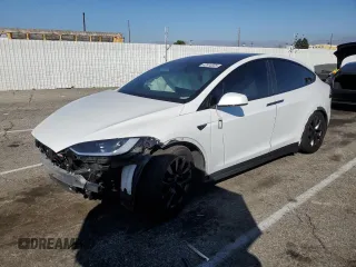 2023 Tesla Model X Plaid with VIN 7SAXCBE61PF418662, listed as a Copart auction lot 43514325 with Not Provided miles and Salvage Title. Bid and sale history available at DreamBid. Image 1.