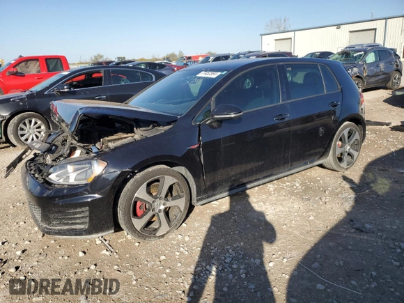 2015 Volkswagen GTI S z VIN 3VW5T7AU5FM100458, wystawiony jako Copart lot #77452564 z przebiegiem Nie podano mil oraz Szkoda całkowita • Salvage title. Historia ofert i sprzedaży dostępna na DreamBid. Obrazek 1.