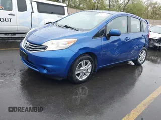 2014 Nissan Note SV with VIN 3N1CE2CP7EL376582, listed as a IAAI auction lot 42058083 with 135,411 mi miles and . Bid and sale history available at DreamBid. Image 2.
