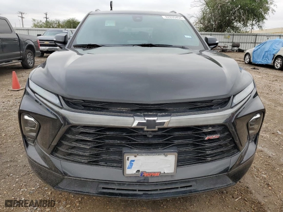 2024 Chevrolet Blazer RS with VIN 3GNKBERSXRS145967, listed as a Copart auction lot 82835454 with 21,750 mi miles and Salvage Title. Bid and sale history available at carsss.com. Image 5.