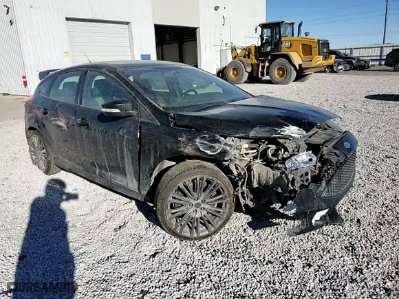 2017 Ford Focus ST with VIN 1FADP3L96HL334011, listed as a Copart auction lot 88313875 with 114,344 mi miles and Salvage Title. Bid and sale history available at carsss.com. Image 12.