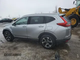 2018 Honda CR-V Touring with VIN 2HKRW2H9XJH118369, listed as a Copart auction lot 46841365 with 74,192 mi miles and Salvage Title. Bid and sale history available at carsss.com. Image 2.
