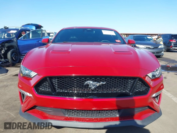 2021 Ford Mustang GT with VIN 1FA6P8CF3M5103948, listed as a IAAI auction lot 41371529 with 67,182 mi miles. Bid and sale history available at carsss.com. Image 13.