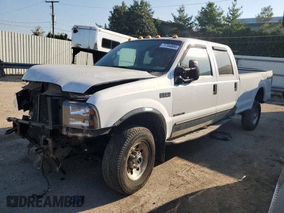 2000 Ford F-350 XL with VIN 1FTSW31F7YED79895, listed as a Copart auction lot 71744804 with 176,241 mi miles and Salvage Title. Bid and sale history available at DreamBid. Image 1.