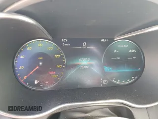 2021 Mercedes-Benz GLC 300 with VIN W1N0G8DB9MV302054, listed as a Copart auction lot 60962465 with 26,709 mi miles and Salvage title. Bid and sale history available at DreamBid. Image 9.