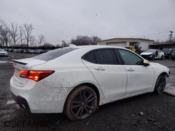 2020 Acura TLX w/A-Spec Pkg with VIN 19UUB3F62LA002681, listed as a Copart auction lot 83620234 with 93,305 mi miles and Salvage Title. Bid and sale history available at carsss.com. Image 3.