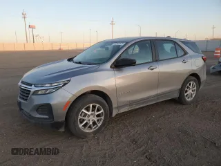 2024 Chevrolet Equinox LS with VIN 3GNAX5EG5RL157081, listed as a Copart auction lot 44542575 with 67,802 mi miles and Salvage Title. Bid and sale history available at carsss.com. Image 1.