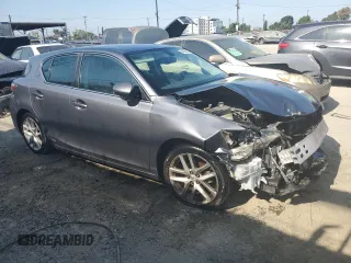 2017 Lexus CT 200h with VIN JTHKD5BH5H2289985, listed as a Copart auction lot 64888015 with 91,247 mi miles and Salvage title. Bid and sale history available at DreamBid. Image 4.