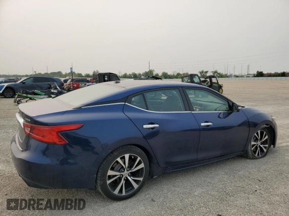 2017 Nissan Maxima Platinum with VIN 1N4AA6AP8HC442914, listed as a Copart auction lot 59187135 with 134,660 mi miles and Salvage title. Bid and sale history available at DreamBid. Image 3.