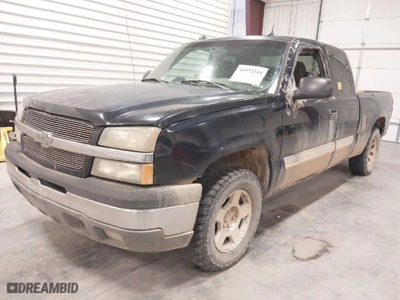 2005 Chevrolet Silverado 1500 Z71 with VIN 1GCEK19B75Z113621, listed as a IAAI auction lot 41972244 with 309,060 mi miles. Bid and sale history available at carsss.com. Image 2.