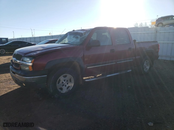 2004 Chevrolet Silverado 1500 Crew Cab LT with VIN 2GCEK13T841376385, listed as a Copart auction lot 84483164 with 196,543 mi miles and Salvage Title. Bid and sale history available at carsss.com. Image 1.
