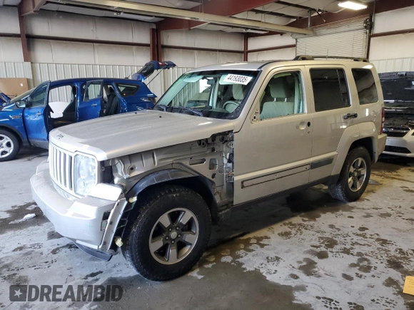 2008 Jeep Liberty Sport z VIN 1J8GN28K08W154534, wystawiony jako Copart lot #44193035 z przebiegiem 161 004 mil mil oraz Szkoda całkowita • Salvage title. Historia ofert i sprzedaży dostępna na DreamBid. Obrazek 1.