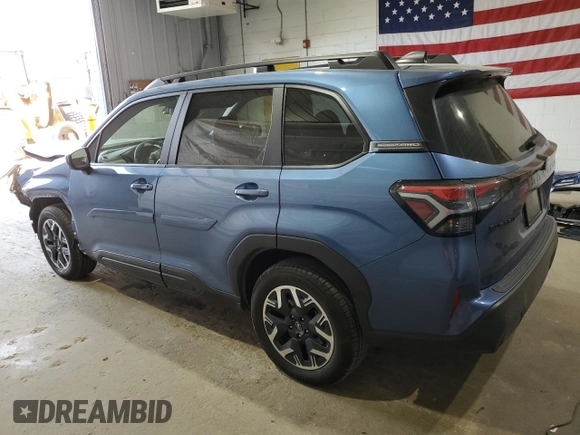 2025 Subaru Forester Premium with VIN JF2SLDDC9SH471002, listed as a Copart auction lot 56819605 with 3,711 mi miles and Salvage title. Bid and sale history available at DreamBid. Image 2.