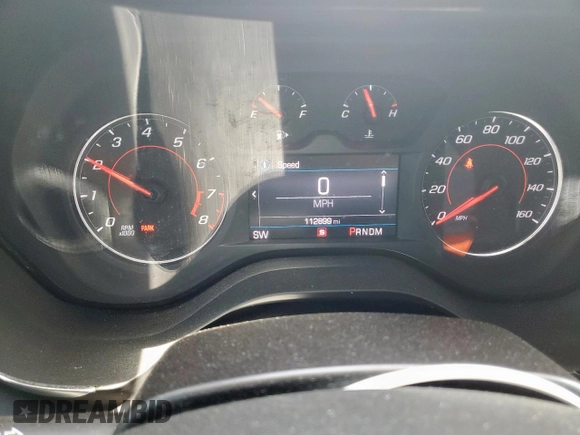 2019 Chevrolet Camaro 1LT with VIN 1G1FB3DS5K0119756, listed as a Copart auction lot 59923005 with 112,899 mi miles and Salvage title. Bid and sale history available at DreamBid. Image 9.