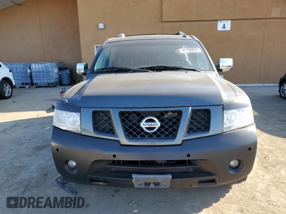 2012 Nissan Armada SV z VIN 5N1AA0NDXCN604199, wystawiony jako Copart lot #41769845 z przebiegiem 155 731 mil mil oraz Szkoda całkowita • Salvage title. Historia ofert i sprzedaży dostępna na DreamBid. Obrazek 5.