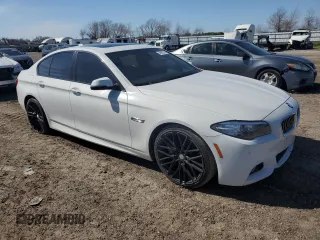 2016 BMW 5 Series 535i with VIN WBA5B1C55GG130206, listed as a Copart auction lot 46902825 with 162,019 mi miles and Clean Title. Bid and sale history available at DreamBid. Image 4.