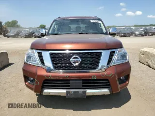 2018 Nissan Armada SV with VIN JN8AY2NC8J9553461, listed as a Copart auction lot 56242323 with 105,819 mi miles. Bid and sale history available at carsss.com. Image 5.