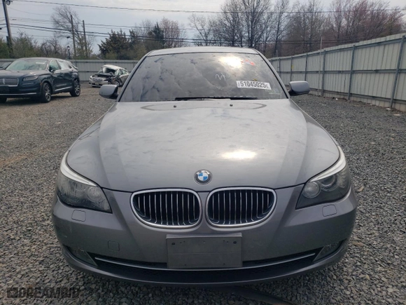 2008 BMW 5 Series 528xi with VIN WBANV13548CZ55430, listed as a Copart auction lot 51045025 with 0 mi miles and Salvage Title. Bid and sale history available at carsss.com. Image 5.