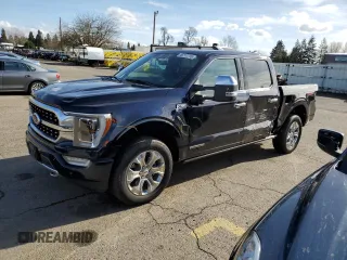 2022 Ford F-150 XL with VIN 1FTFW1ED3NFA51118, listed as a Copart auction lot 46717715 with 41,469 mi miles and Salvage Title. Bid and sale history available at carsss.com. Image 1.