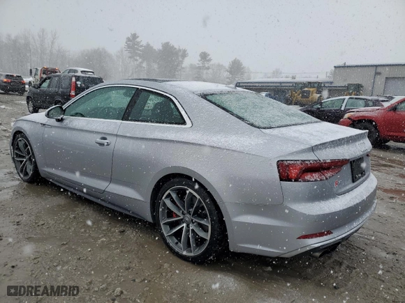 2018 Audi S5 Coupe Prestige with VIN WAUR4AF53JA077491, listed as a Copart auction lot 40217344 with 63,305 mi miles. Bid and sale history available at carsss.com. Image 2.