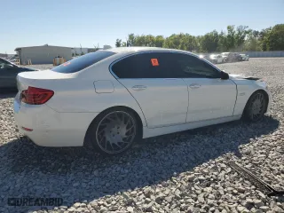 2014 BMW 5 Series 535i with VIN WBA5B1C53ED479380, listed as a Copart auction lot 50134015 with 151,247 mi miles and Salvage Title. Bid and sale history available at carsss.com. Image 3.