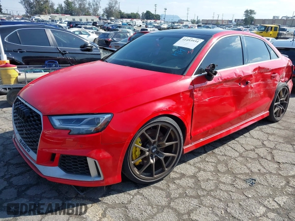 2017 Audi RS 3 с VIN WUABWGFF1H1900197, выставлен на аукционе IAAI как лот 41493934 с пробегом 24 017 миль миль и . История ставок и продаж доступна на DreamBid. Изображение 18.