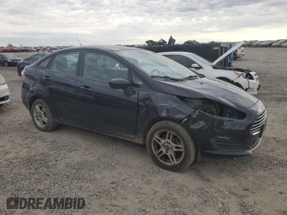 2017 Ford Fiesta SE with VIN 3FADP4BJ7HM109290, listed as a Copart auction lot 47012645 with 148,323 mi miles and Salvage Title. Bid and sale history available at DreamBid. Image 4.