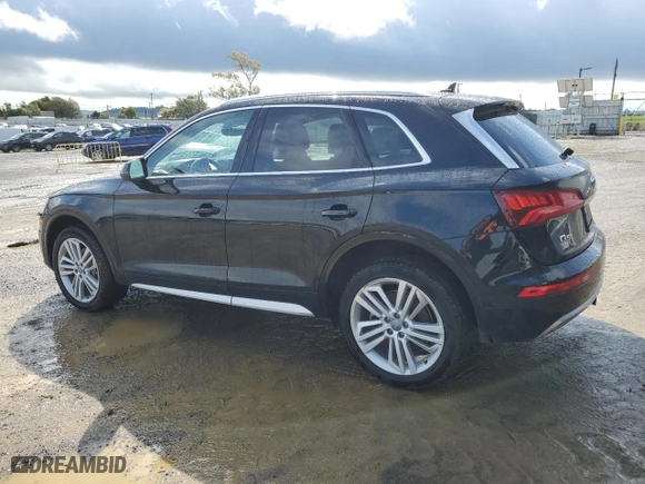 2020 Audi Q5 Premium Plus with VIN WA1BNAFY0L2076155, listed as a Copart auction lot 45599985 with 41,366 mi miles and Salvage Title. Bid and sale history available at carsss.com. Image 2.