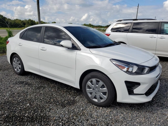 2023 Kia Rio S with VIN 3KPA24AD3PE603095, listed as a Copart auction lot 74014854 with Not Provided miles and Salvage Title. Bid and sale history available at DreamBid. Image 4.