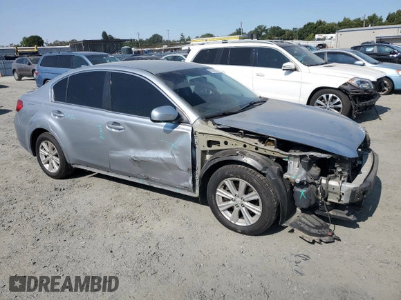 2012 Subaru Legacy Premium with VIN 4S3BMBC60C3025847, listed as a Copart auction lot 61738115 with 125,871 mi miles and Salvage title. Bid and sale history available at DreamBid. Image 4.