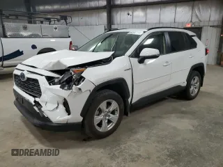 2021 Toyota RAV4 Hybrid XLE with VIN JTMRWRFV3MD127501, listed as a Copart auction lot 84239034 with 75,707 mi miles and Salvage Title. Bid and sale history available at carsss.com. Image 1.