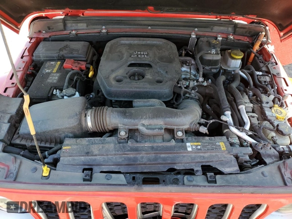 2021 Jeep Wrangler Unlimited Sahara with VIN 1C4JJXP64MW766076, listed as a Copart auction lot 54457195 with 92,421 mi miles and Salvage title. Bid and sale history available at DreamBid. Image 12.