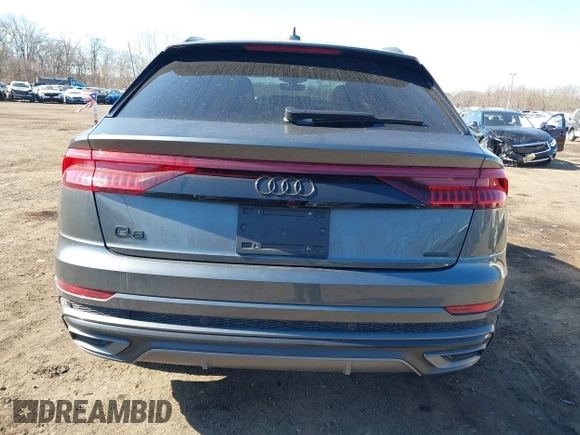 2021 Audi Q8 Premium Plus with VIN WA1EVAF16MD026866, listed as a IAAI auction lot 41555574 with 34,270 mi miles and . Bid and sale history available at DreamBid. Image 16.