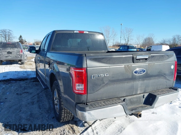 2016 Ford F-150 XL with VIN 1FTEX1CP9GFB02193, listed as a IAAI auction lot 41623702 with 155,069 mi miles and . Bid and sale history available at carsss.com. Image 3.