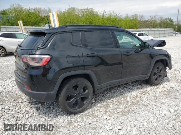 2018 Jeep Compass Altitude z VIN 3C4NJCBB5JT327078, wystawiony jako Copart lot #56466005 z przebiegiem 73 768 mil mil oraz Szkoda całkowita • Salvage title. Historia ofert i sprzedaży dostępna na DreamBid. Obrazek 3.