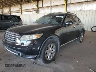 2008 Infiniti FX35 with VIN JNRAS08W58X200950, listed as a Copart auction lot 77181374 with 124,916 mi miles and Clean Title. Bid and sale history available at carsss.com. Image 1.