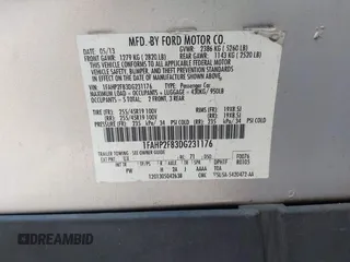 2013 Ford Taurus Limited with VIN 1FAHP2F83DG231176, listed as a IAAI auction lot 42776538 with 220,580 mi miles and . Bid and sale history available at DreamBid. Image 9.