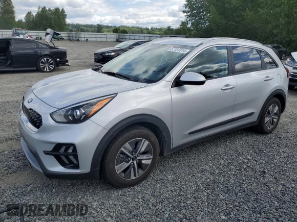 2020 Kia Niro LX with VIN KNDCB3LC4L5438588, listed as a Copart auction lot 57137314 with 29,087 mi miles and Salvage Title. Bid and sale history available at carsss.com. Image 1.