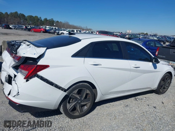 2023 Hyundai Elantra Limited z VIN KMHLN4AJ7PU045447, wystawiony jako IAAI lot #41641077 z przebiegiem 91 593 mil mil oraz . Historia ofert i sprzedaży dostępna na DreamBid. Obrazek 14.