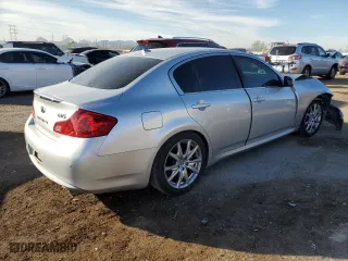 2012 Infiniti G37 Sedan Journey with VIN JN1CV6AP9CM621766, listed as a Copart auction lot 43709585 with 233,403 mi miles and Salvage Title. Bid and sale history available at carsss.com. Image 3.