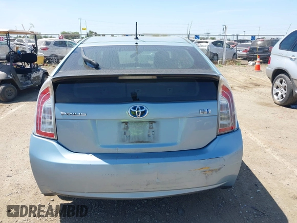 2013 Toyota Prius One with VIN JTDKN3DU6D5629201, listed as a IAAI auction lot 42108606 with 473,790 mi miles. Bid and sale history available at carsss.com. Image 16.